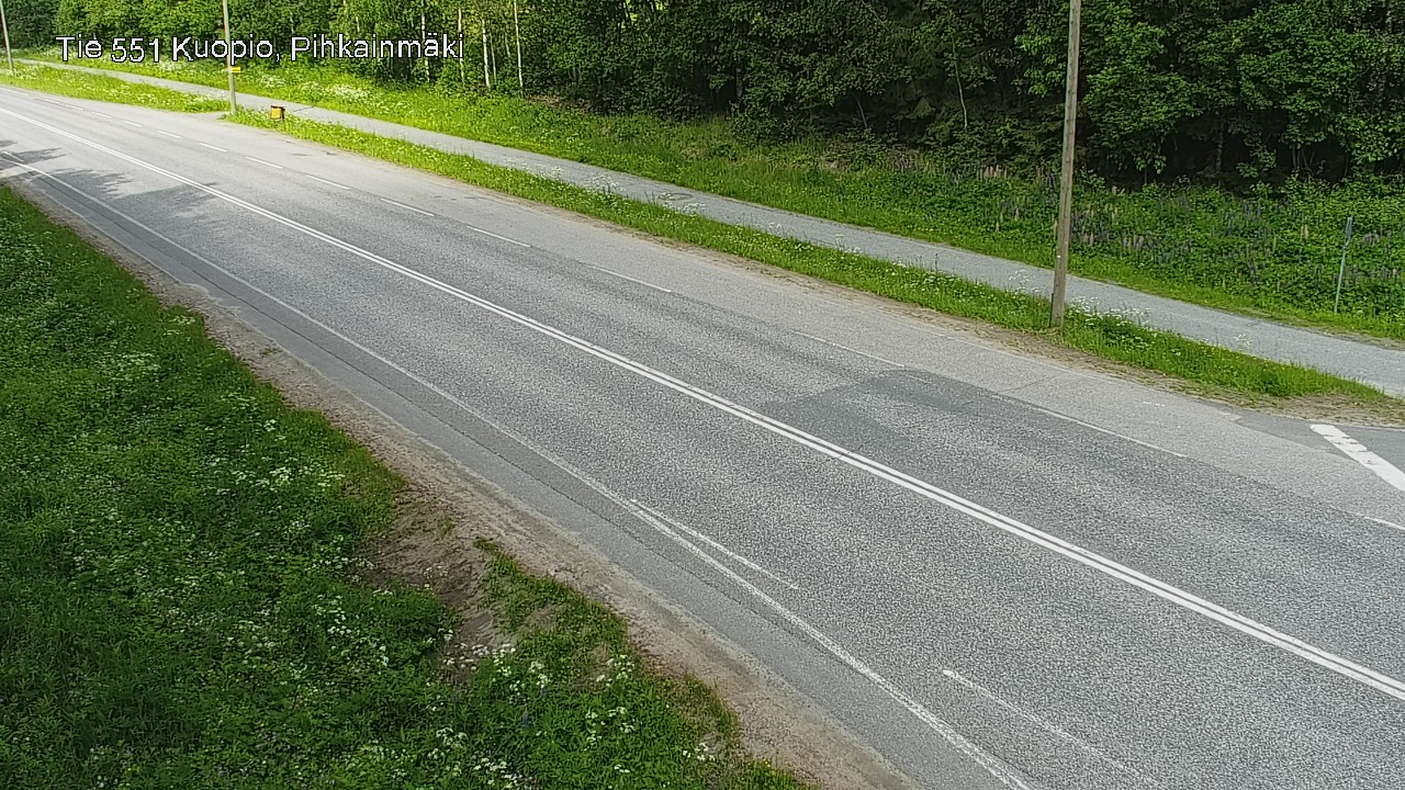 Kelikamerat Kuva Tie 551 Kuopio, Pihkainmäki, Kuopio, Pohjois-Savo