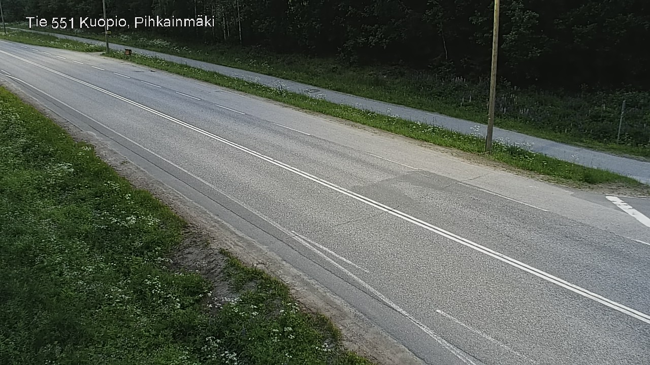 Kelikamerat Kuva Tie 551 Kuopio, Pihkainmäki, Kuopio, Pohjois-Savo