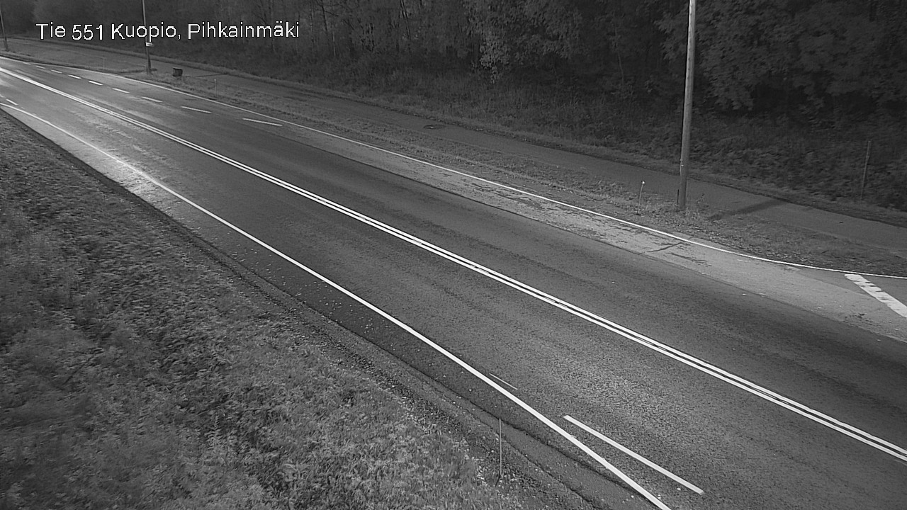 Weather Camera Image Road 551 Kuopio, Pihkainmäki, Kuopio, Pohjois-Savo