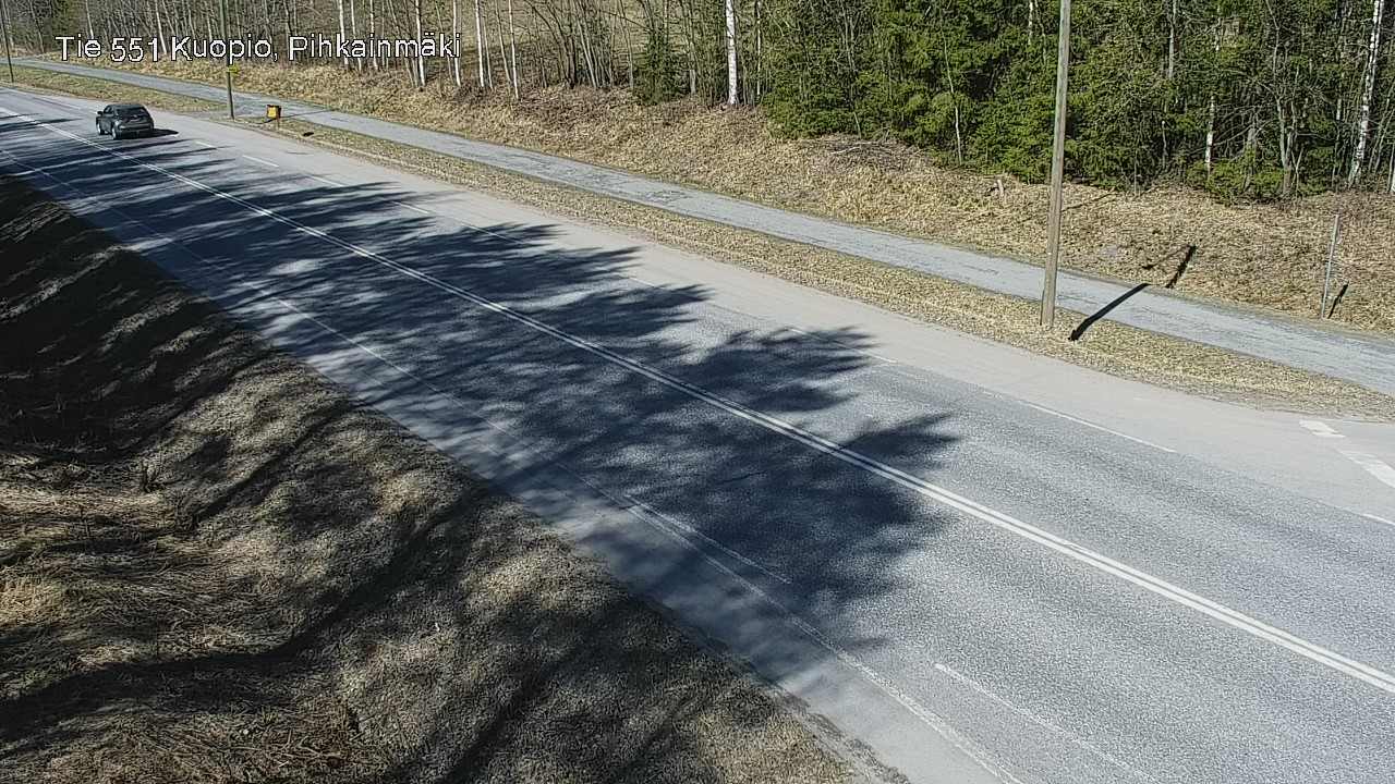 Kelikamerat Kuva Tie 551 Kuopio, Pihkainmäki, Kuopio, Pohjois-Savo