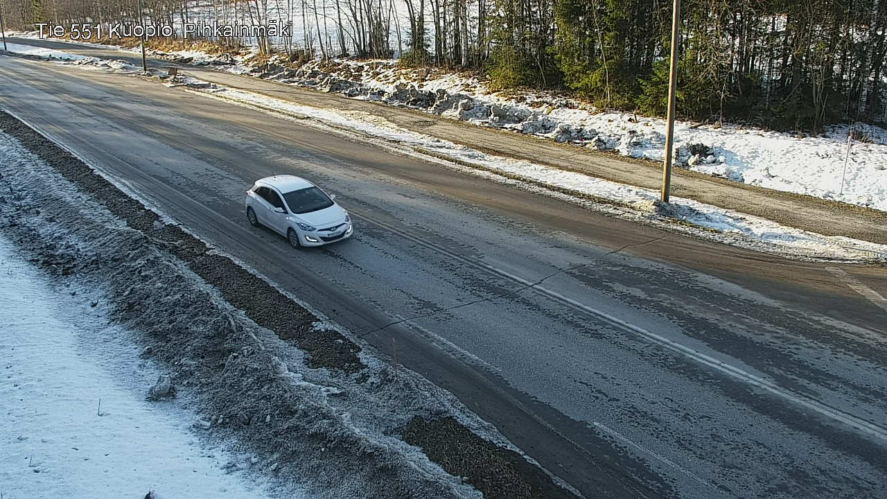 Kelikamerat Kuva Tie 551 Kuopio, Pihkainmäki, Kuopio, Pohjois-Savo