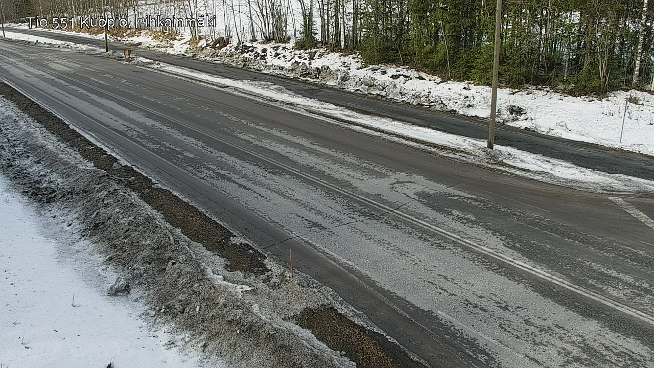 Kelikamerat Kuva Tie 551 Kuopio, Pihkainmäki, Kuopio, Pohjois-Savo