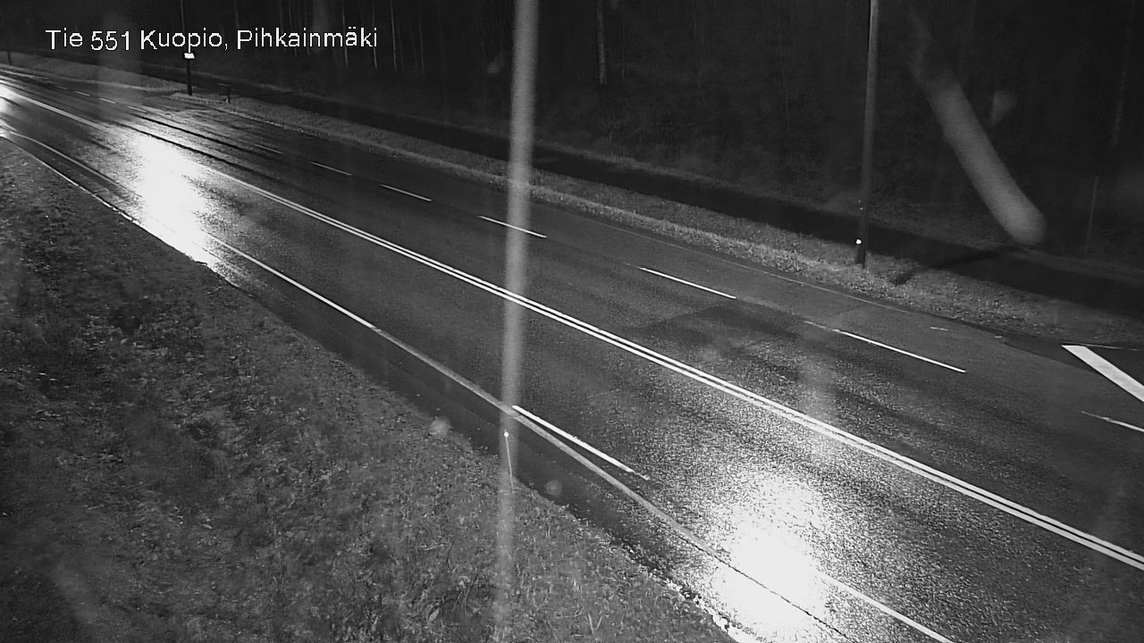 Weather Camera Image Väg 551 Kuopio, Pihkainmäki, Kuopio, Pohjois-Savo