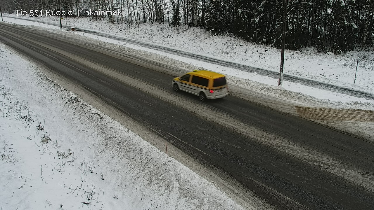 Weather Camera Image Road 551 Kuopio, Pihkainmäki, Kuopio, Pohjois-Savo