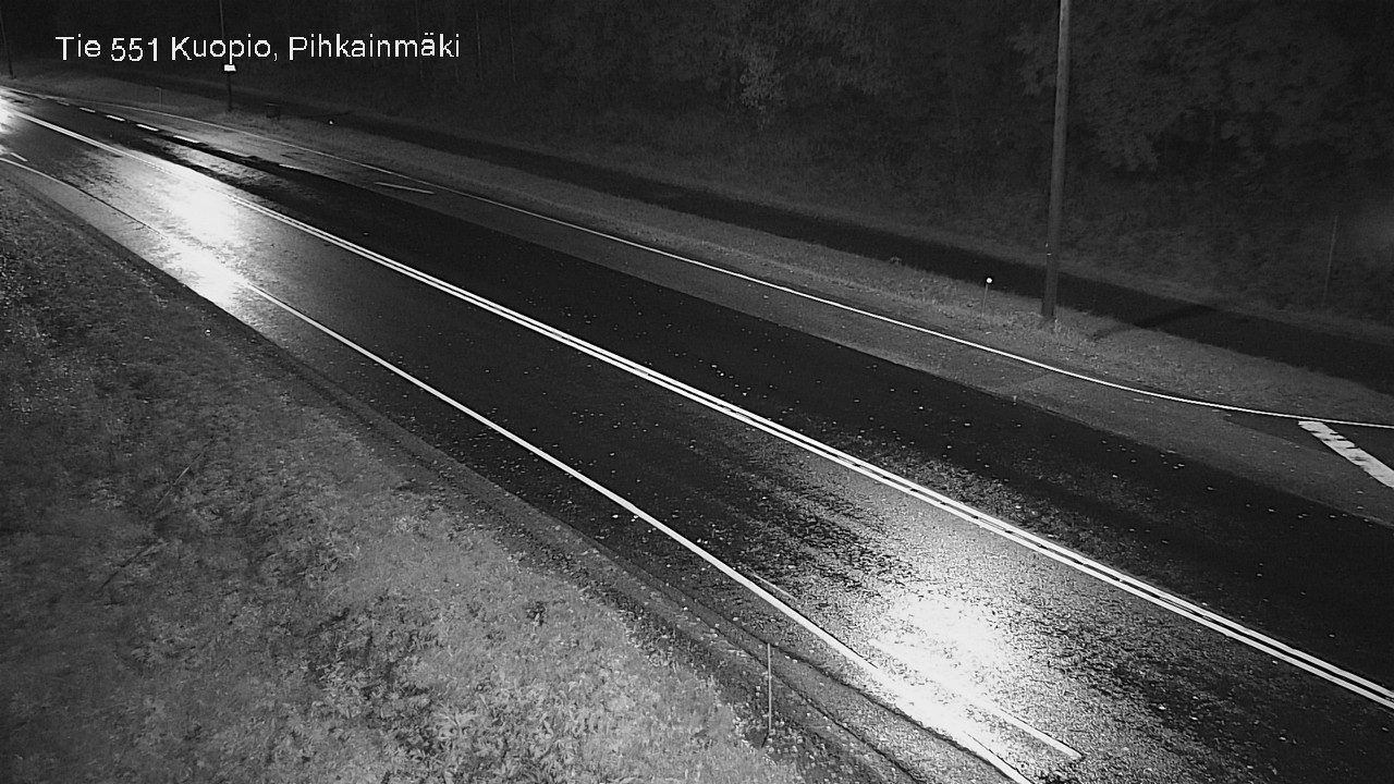 Weather Camera Image Road 551 Kuopio, Pihkainmäki, Kuopio, Pohjois-Savo