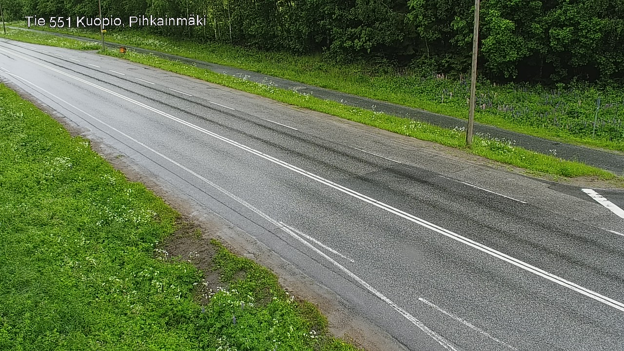 Kelikamerat Kuva Tie 551 Kuopio, Pihkainmäki, Kuopio, Pohjois-Savo