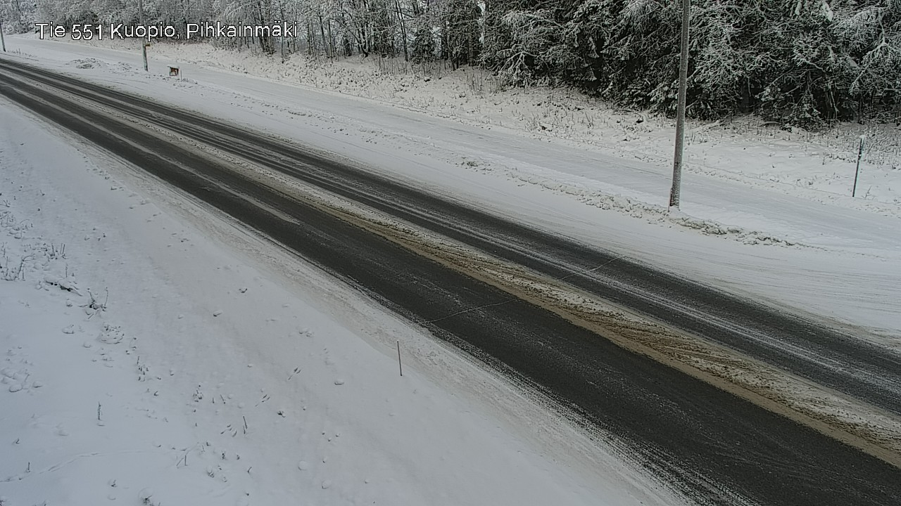 Kelikamerat Kuva Tie 551 Kuopio, Pihkainmäki, Kuopio, Pohjois-Savo
