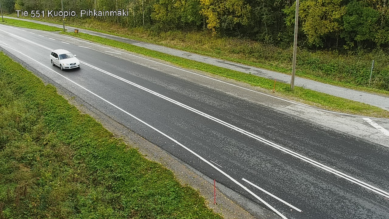 Weather Camera Image Road 551 Kuopio, Pihkainmäki, Kuopio, Pohjois-Savo