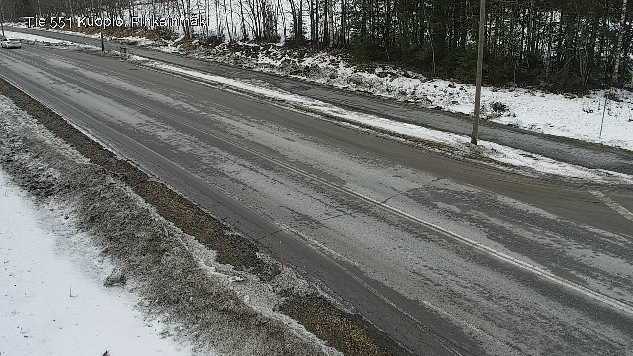 Weather Camera Image Väg 551 Kuopio, Pihkainmäki, Kuopio, Pohjois-Savo