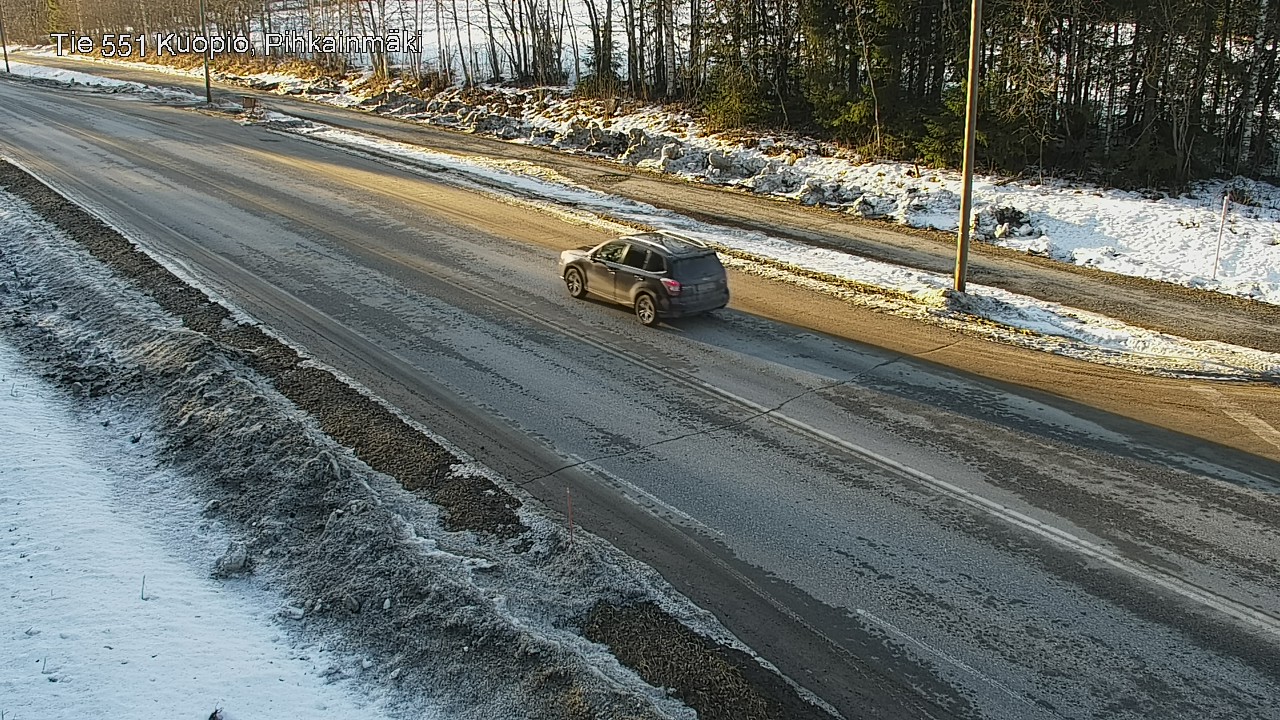 Kelikamerat Kuva Tie 551 Kuopio, Pihkainmäki, Kuopio, Pohjois-Savo