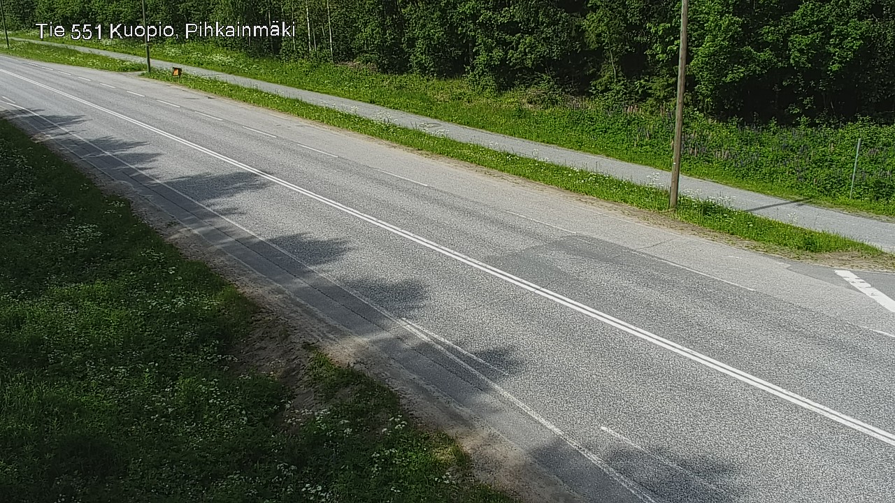 Kelikamerat Kuva Tie 551 Kuopio, Pihkainmäki, Kuopio, Pohjois-Savo
