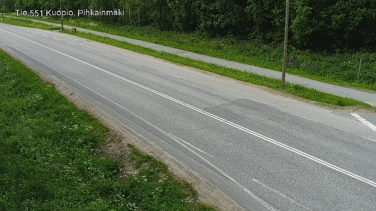 Kelikamerat Kuva Tie 551 Kuopio, Pihkainmäki, Kuopio, Pohjois-Savo