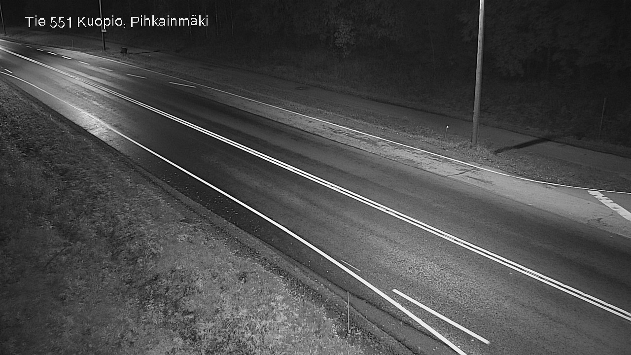 Weather Camera Image Road 551 Kuopio, Pihkainmäki, Kuopio, Pohjois-Savo