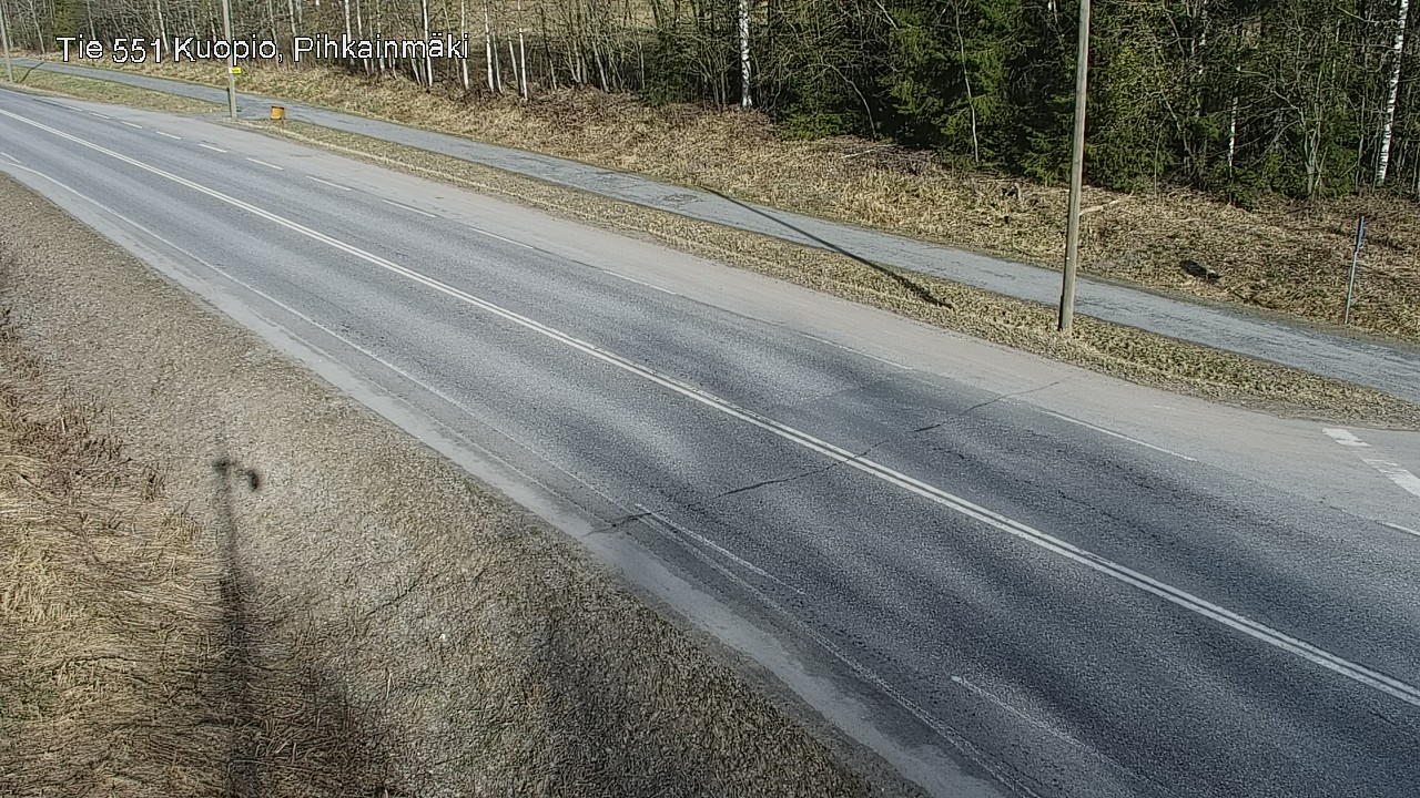 Kelikamerat Kuva Tie 551 Kuopio, Pihkainmäki, Kuopio, Pohjois-Savo