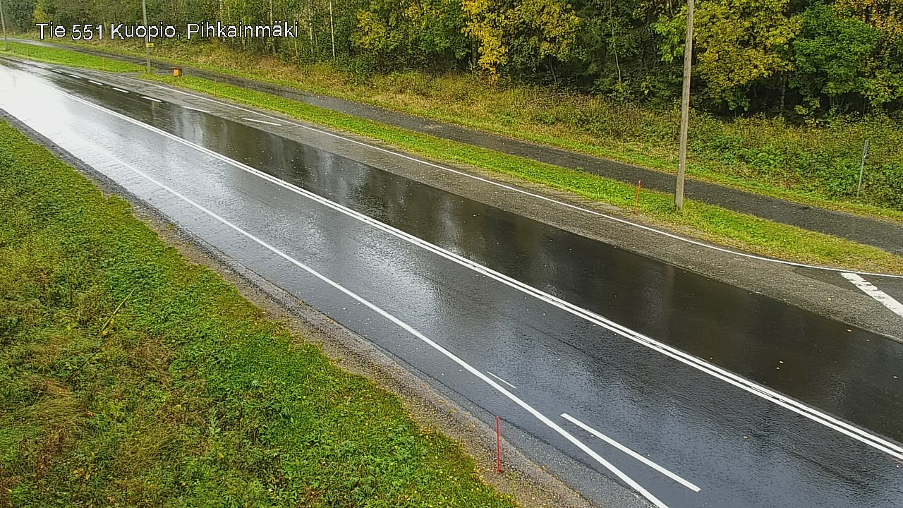 Weather Camera Image Road 551 Kuopio, Pihkainmäki, Kuopio, Pohjois-Savo