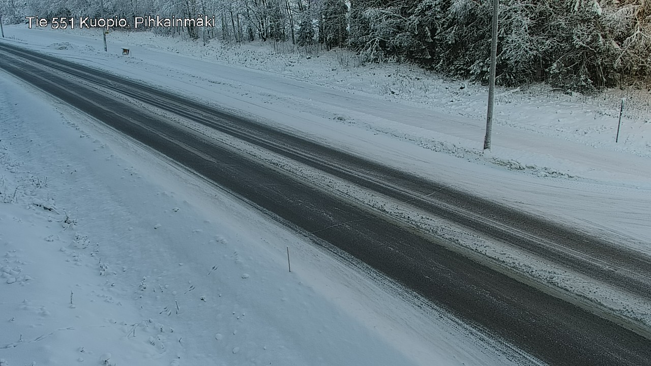 Kelikamerat Kuva Tie 551 Kuopio, Pihkainmäki, Kuopio, Pohjois-Savo