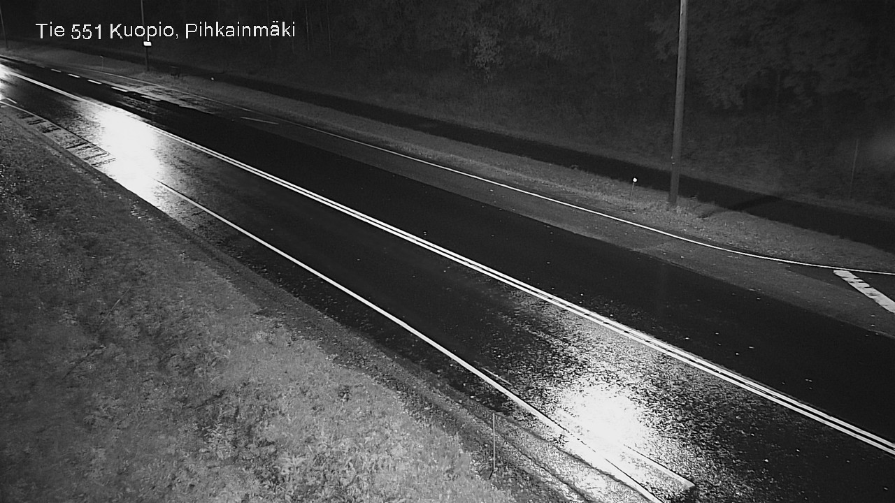 Weather Camera Image Road 551 Kuopio, Pihkainmäki, Kuopio, Pohjois-Savo