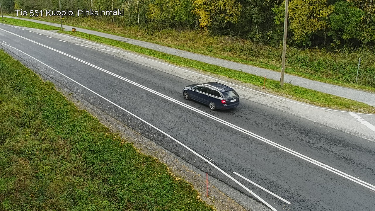 Kelikamerat Kuva Tie 551 Kuopio, Pihkainmäki, Kuopio, Pohjois-Savo
