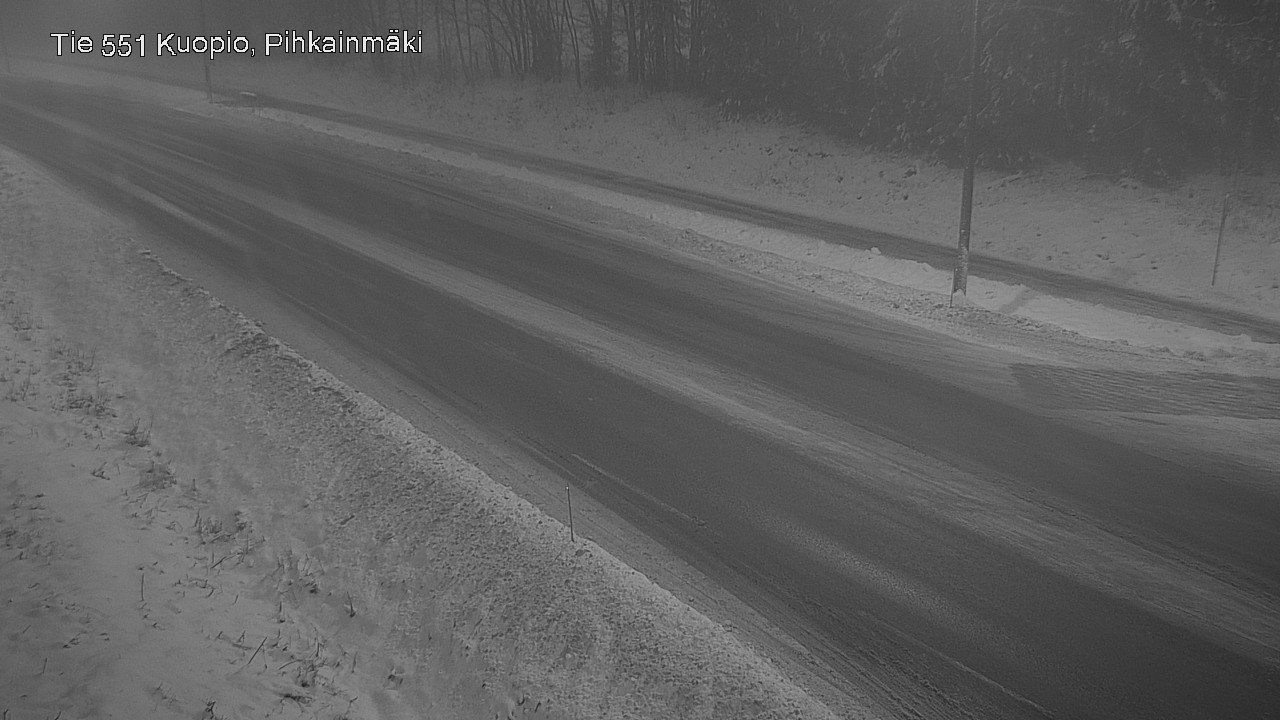 Weather Camera Image Road 551 Kuopio, Pihkainmäki, Kuopio, Pohjois-Savo