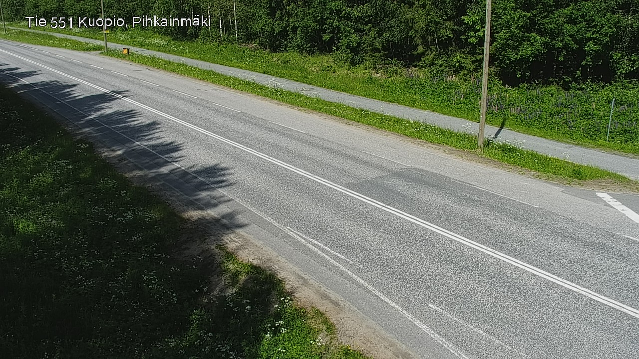 Kelikamerat Kuva Tie 551 Kuopio, Pihkainmäki, Kuopio, Pohjois-Savo