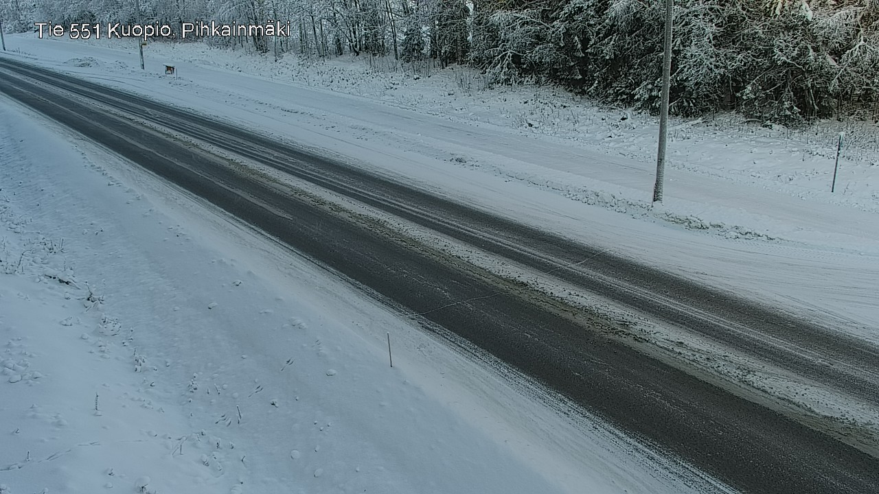 Kelikamerat Kuva Tie 551 Kuopio, Pihkainmäki, Kuopio, Pohjois-Savo