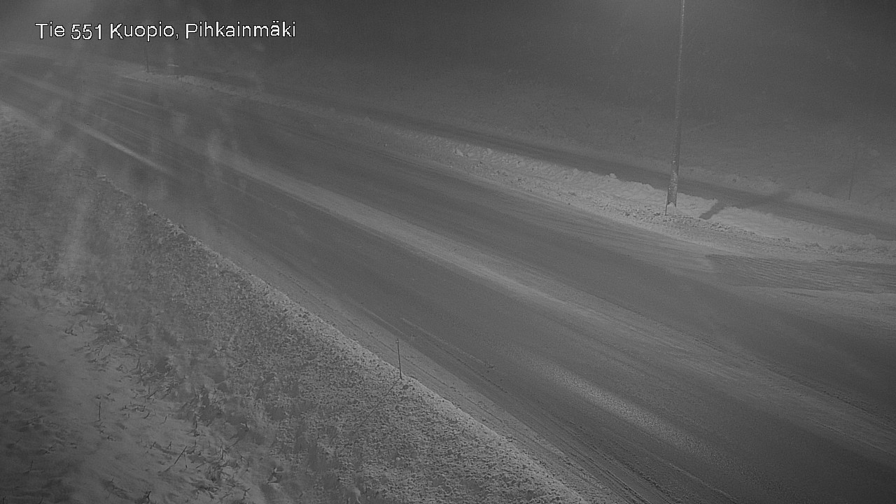 Weather Camera Image Road 551 Kuopio, Pihkainmäki, Kuopio, Pohjois-Savo