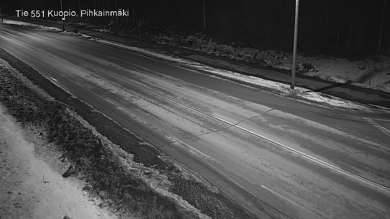 Weather Camera Image Road 551 Kuopio, Pihkainmäki, Kuopio, Pohjois-Savo