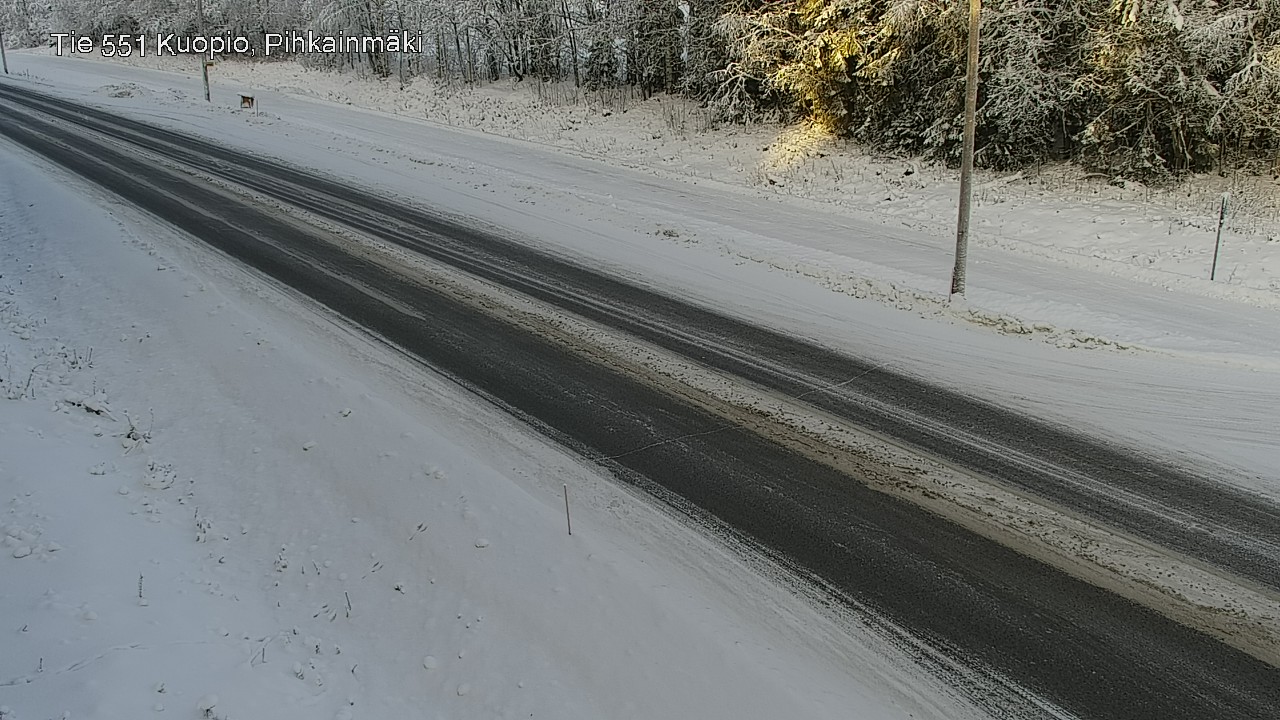 Kelikamerat Kuva Tie 551 Kuopio, Pihkainmäki, Kuopio, Pohjois-Savo