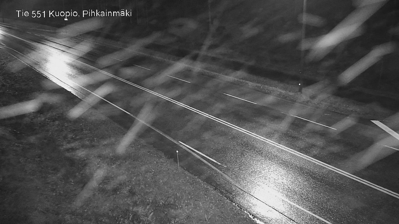 Weather Camera Image Road 551 Kuopio, Pihkainmäki, Kuopio, Pohjois-Savo