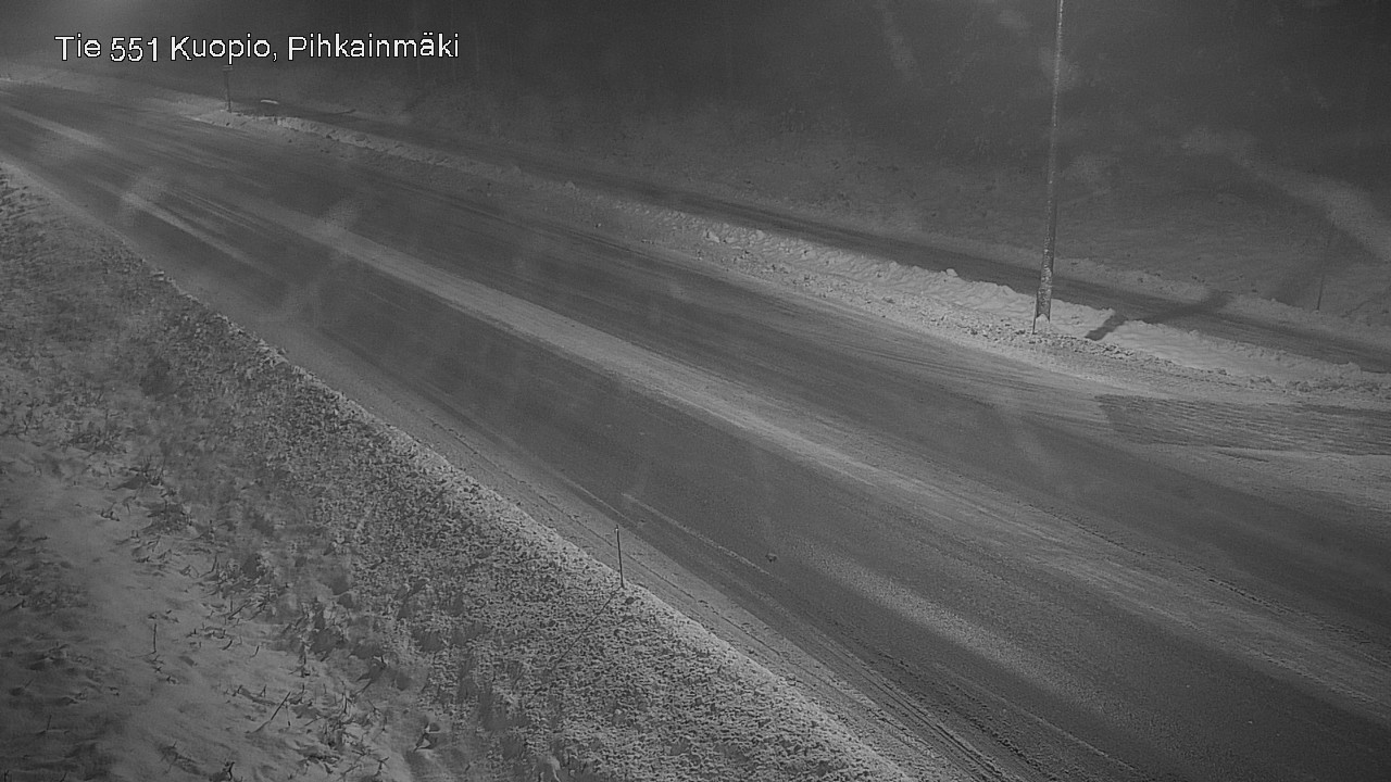 Weather Camera Image Road 551 Kuopio, Pihkainmäki, Kuopio, Pohjois-Savo