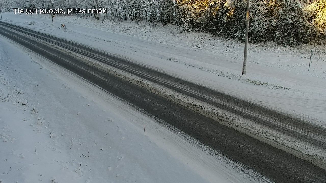 Kelikamerat Kuva Tie 551 Kuopio, Pihkainmäki, Kuopio, Pohjois-Savo