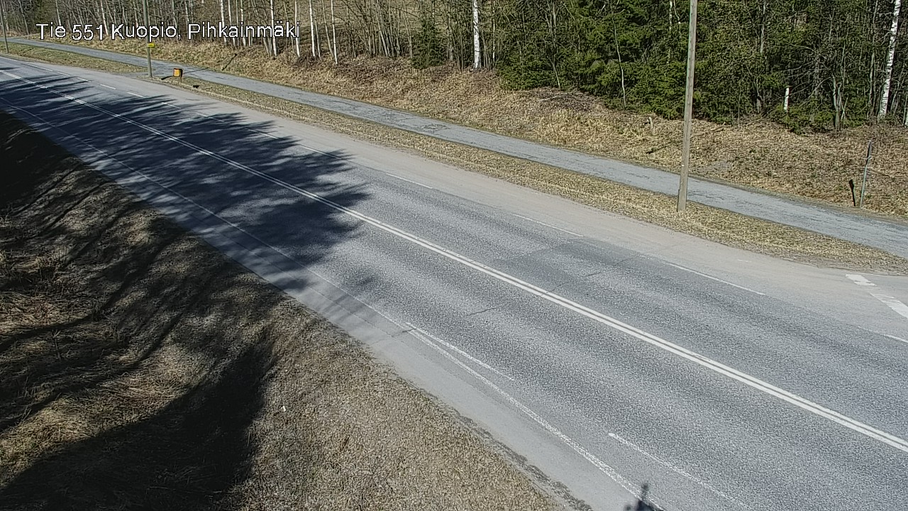 Kelikamerat Kuva Tie 551 Kuopio, Pihkainmäki, Kuopio, Pohjois-Savo