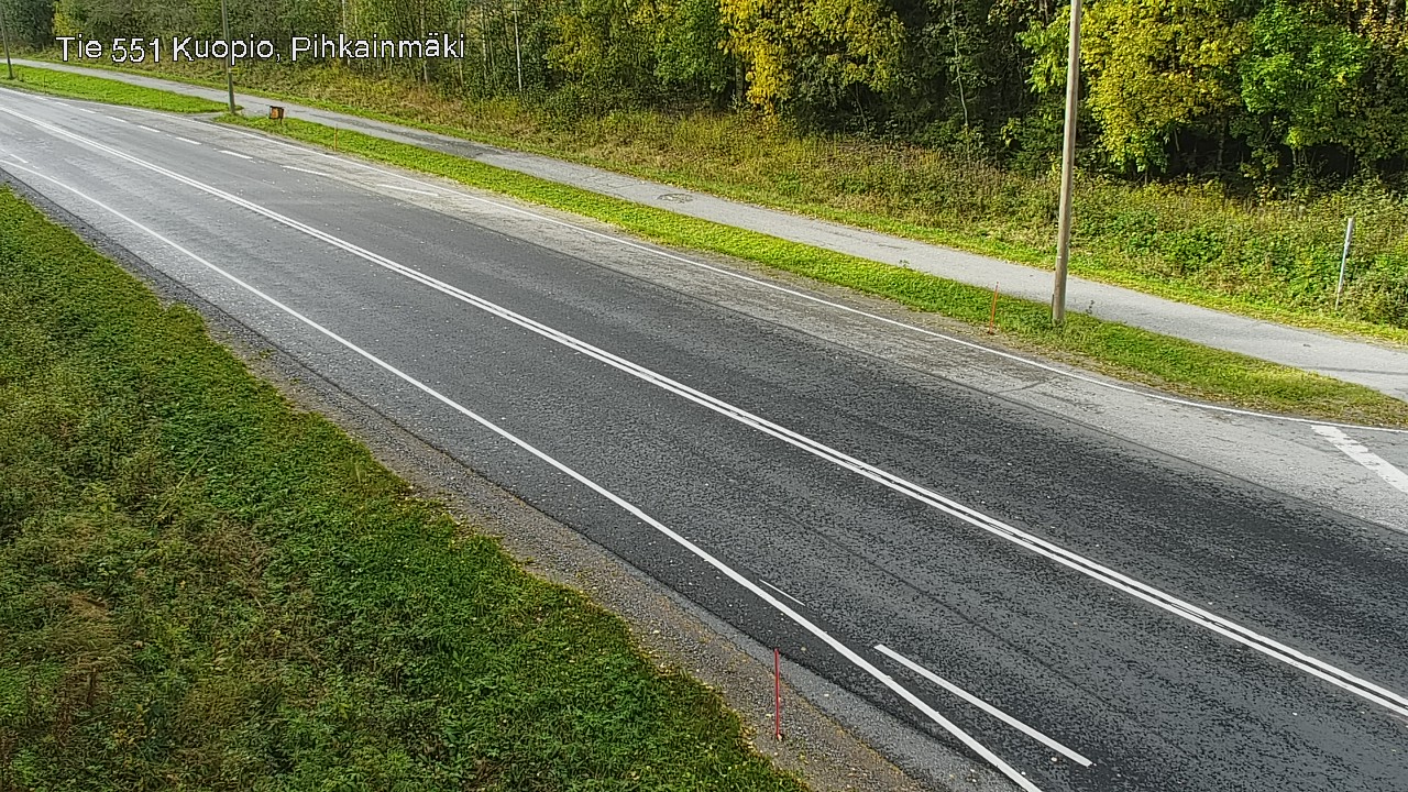 Weather Camera Image Road 551 Kuopio, Pihkainmäki, Kuopio, Pohjois-Savo