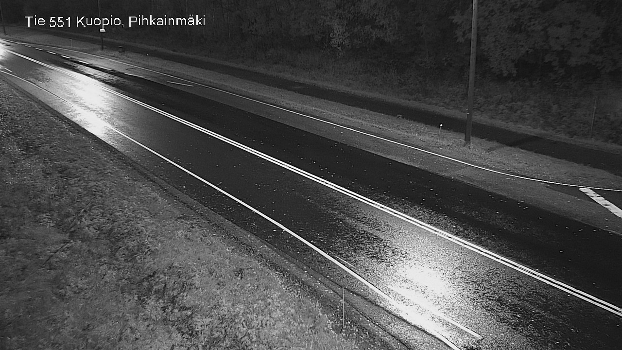 Weather Camera Image Road 551 Kuopio, Pihkainmäki, Kuopio, Pohjois-Savo