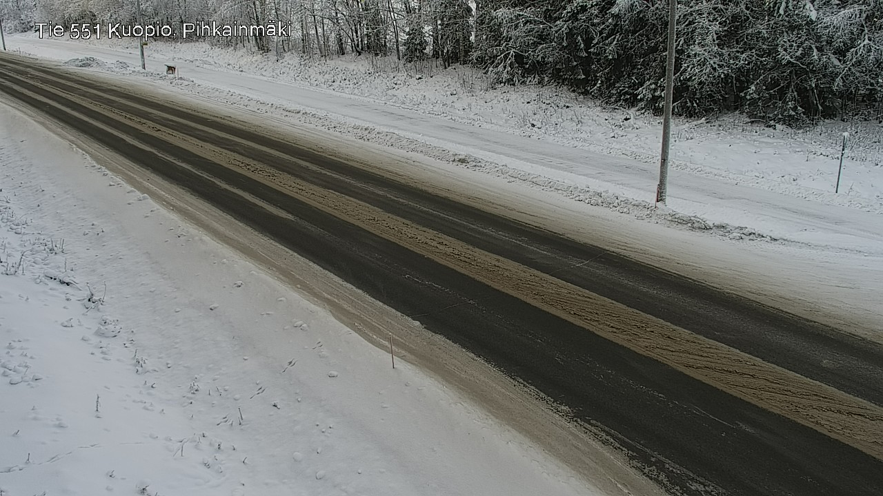 Kelikamerat Kuva Tie 551 Kuopio, Pihkainmäki, Kuopio, Pohjois-Savo