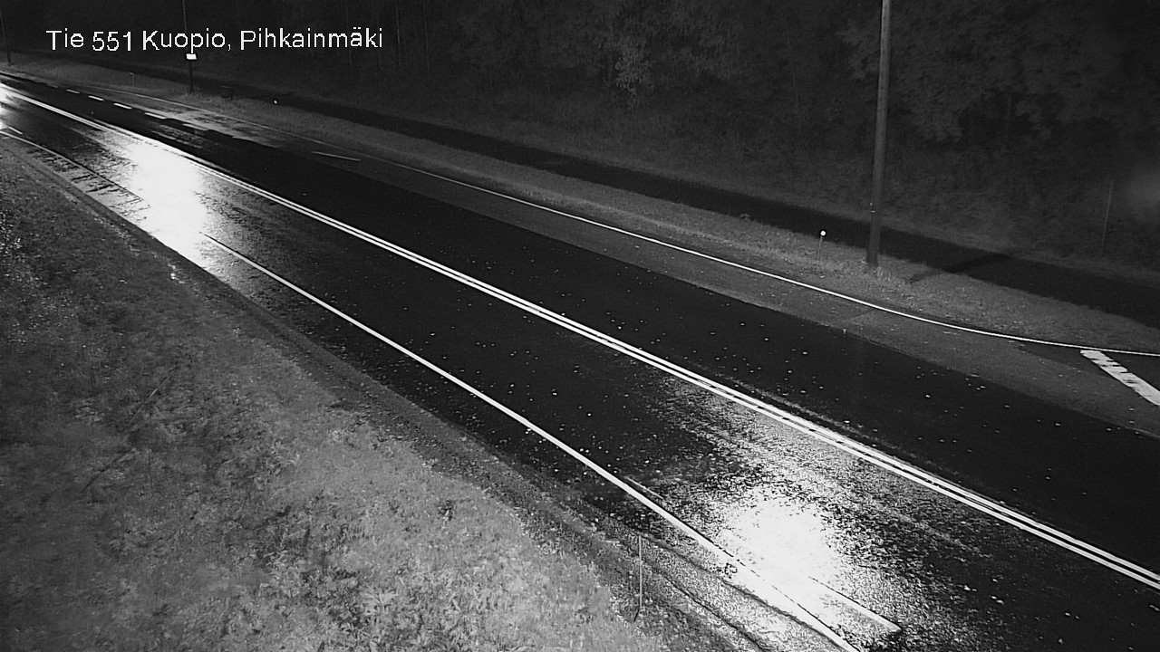 Weather Camera Image Road 551 Kuopio, Pihkainmäki, Kuopio, Pohjois-Savo