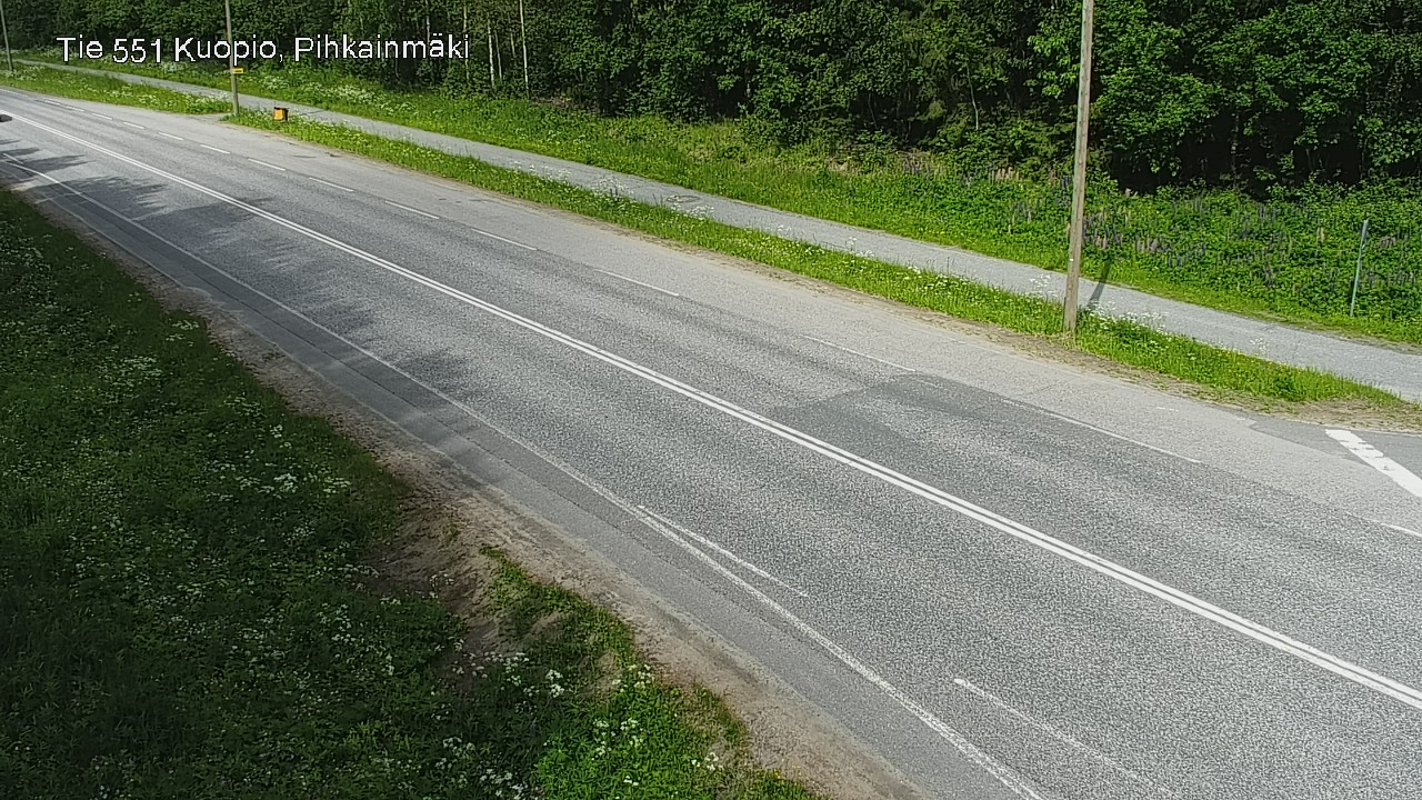 Kelikamerat Kuva Tie 551 Kuopio, Pihkainmäki, Kuopio, Pohjois-Savo
