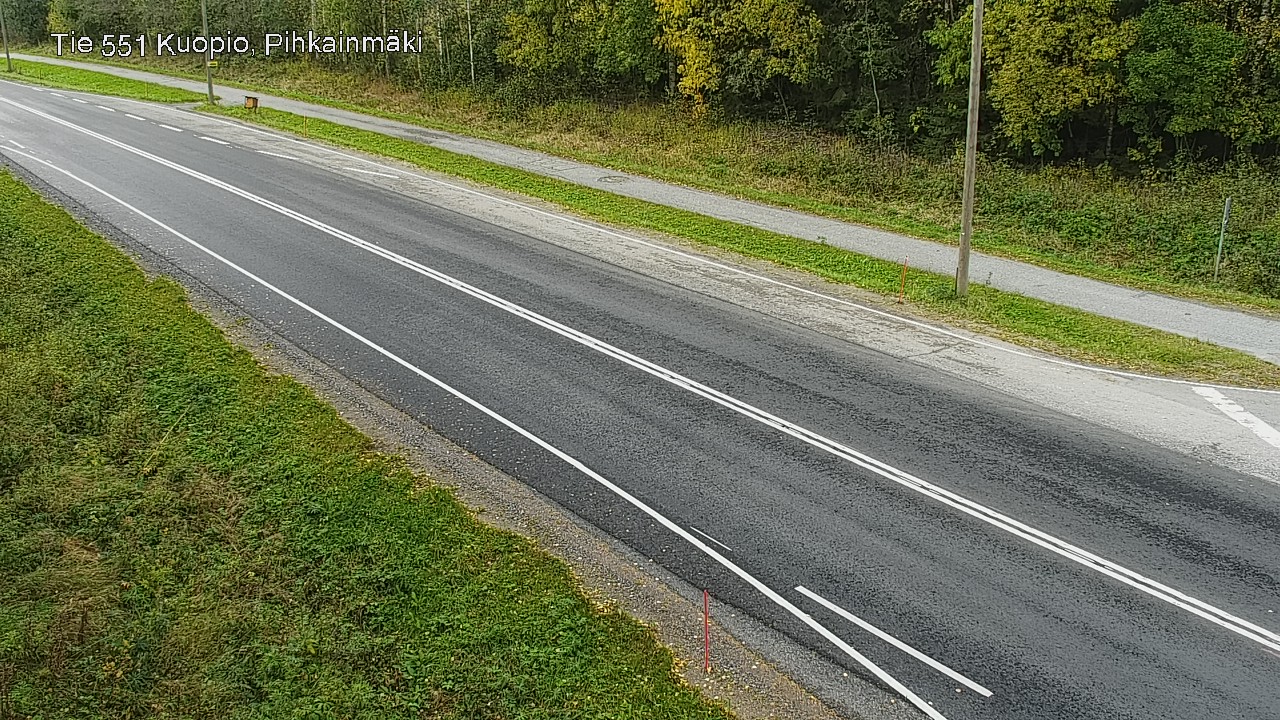 Weather Camera Image Road 551 Kuopio, Pihkainmäki, Kuopio, Pohjois-Savo