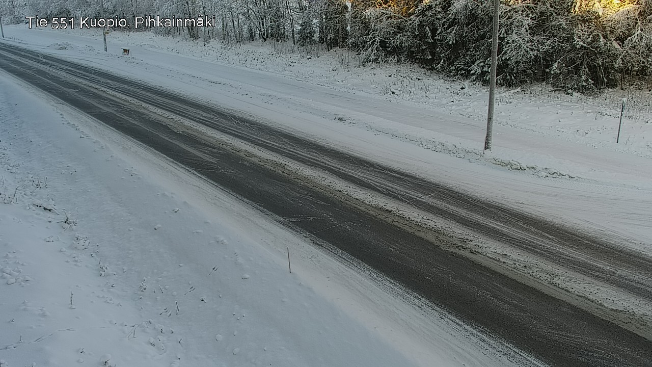 Kelikamerat Kuva Tie 551 Kuopio, Pihkainmäki, Kuopio, Pohjois-Savo
