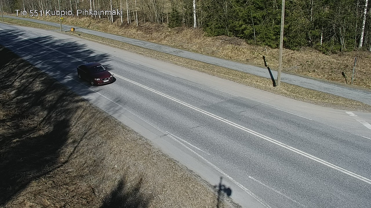Kelikamerat Kuva Tie 551 Kuopio, Pihkainmäki, Kuopio, Pohjois-Savo