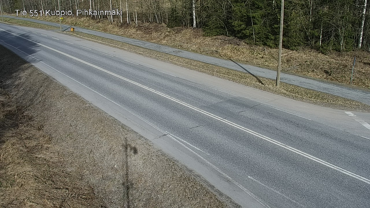Kelikamerat Kuva Tie 551 Kuopio, Pihkainmäki, Kuopio, Pohjois-Savo