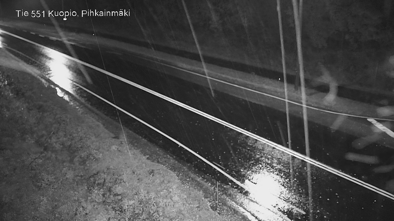 Weather Camera Image Road 551 Kuopio, Pihkainmäki, Kuopio, Pohjois-Savo