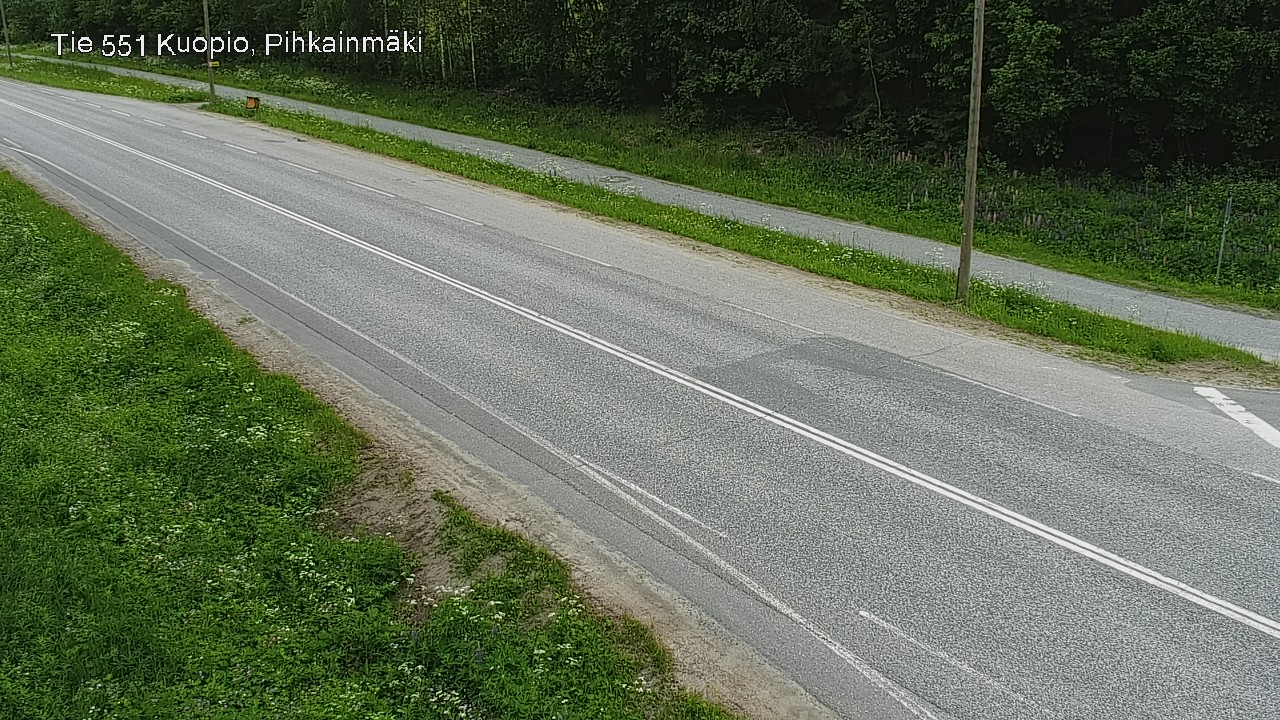 Kelikamerat Kuva Tie 551 Kuopio, Pihkainmäki, Kuopio, Pohjois-Savo