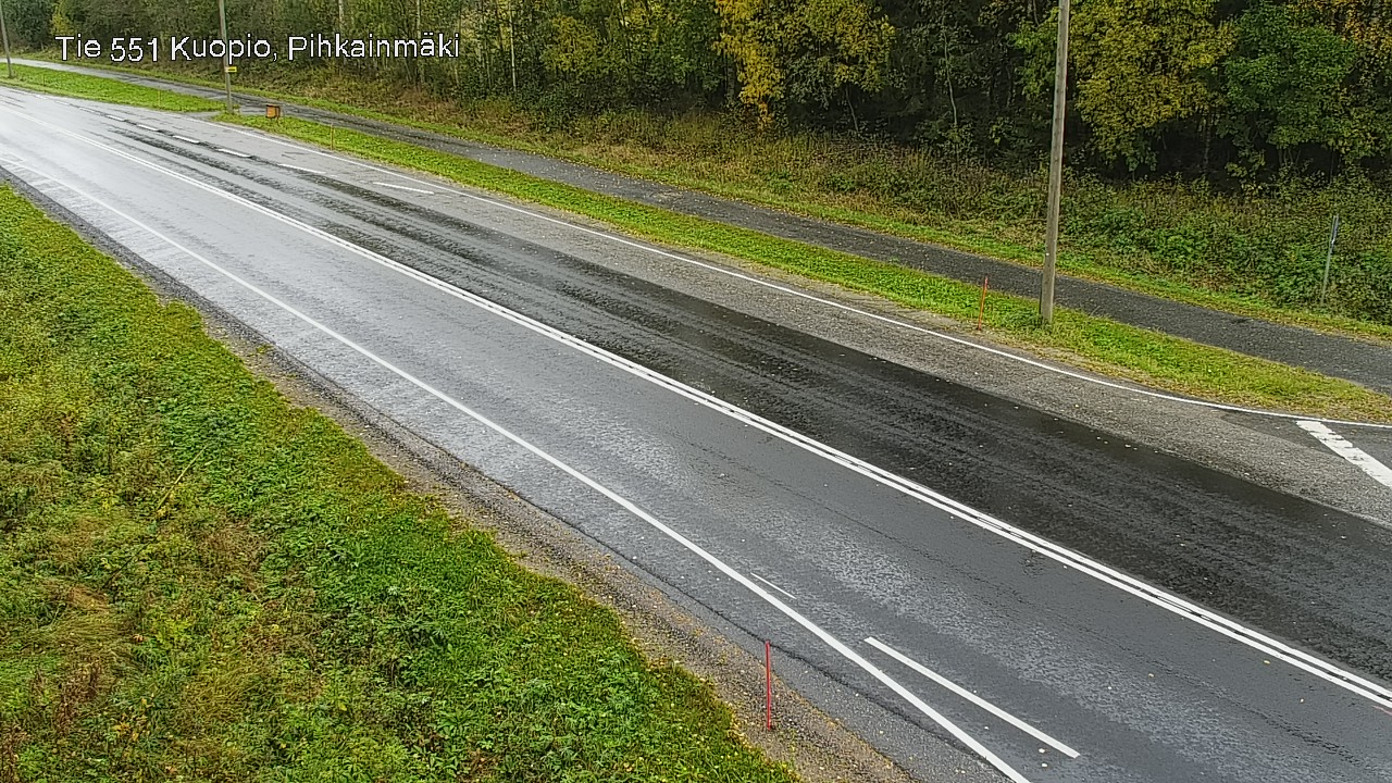 Weather Camera Image Road 551 Kuopio, Pihkainmäki, Kuopio, Pohjois-Savo