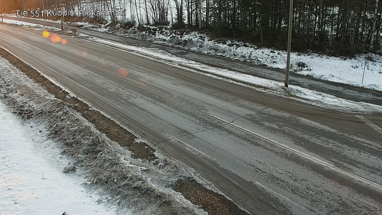 Kelikamerat Kuva Tie 551 Kuopio, Pihkainmäki, Kuopio, Pohjois-Savo