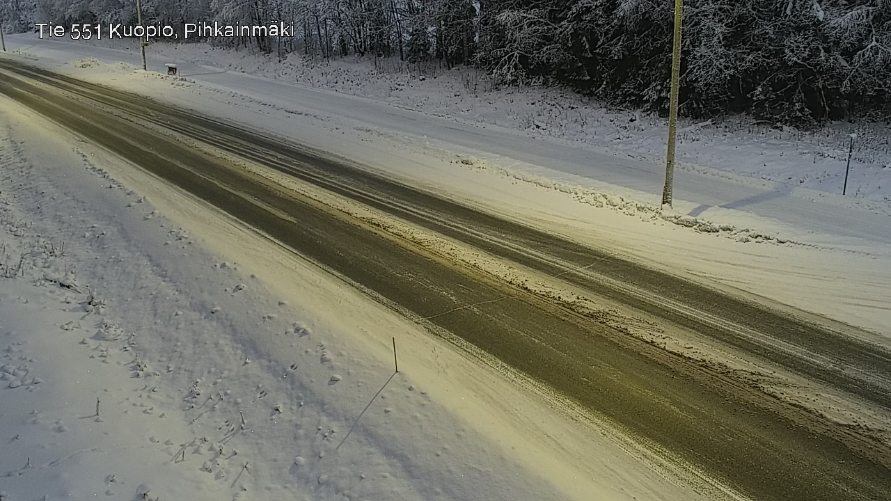 Kelikamerat Kuva Tie 551 Kuopio, Pihkainmäki, Kuopio, Pohjois-Savo