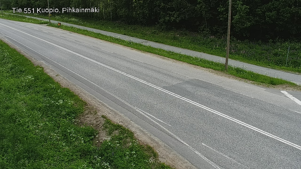 Kelikamerat Kuva Tie 551 Kuopio, Pihkainmäki, Kuopio, Pohjois-Savo