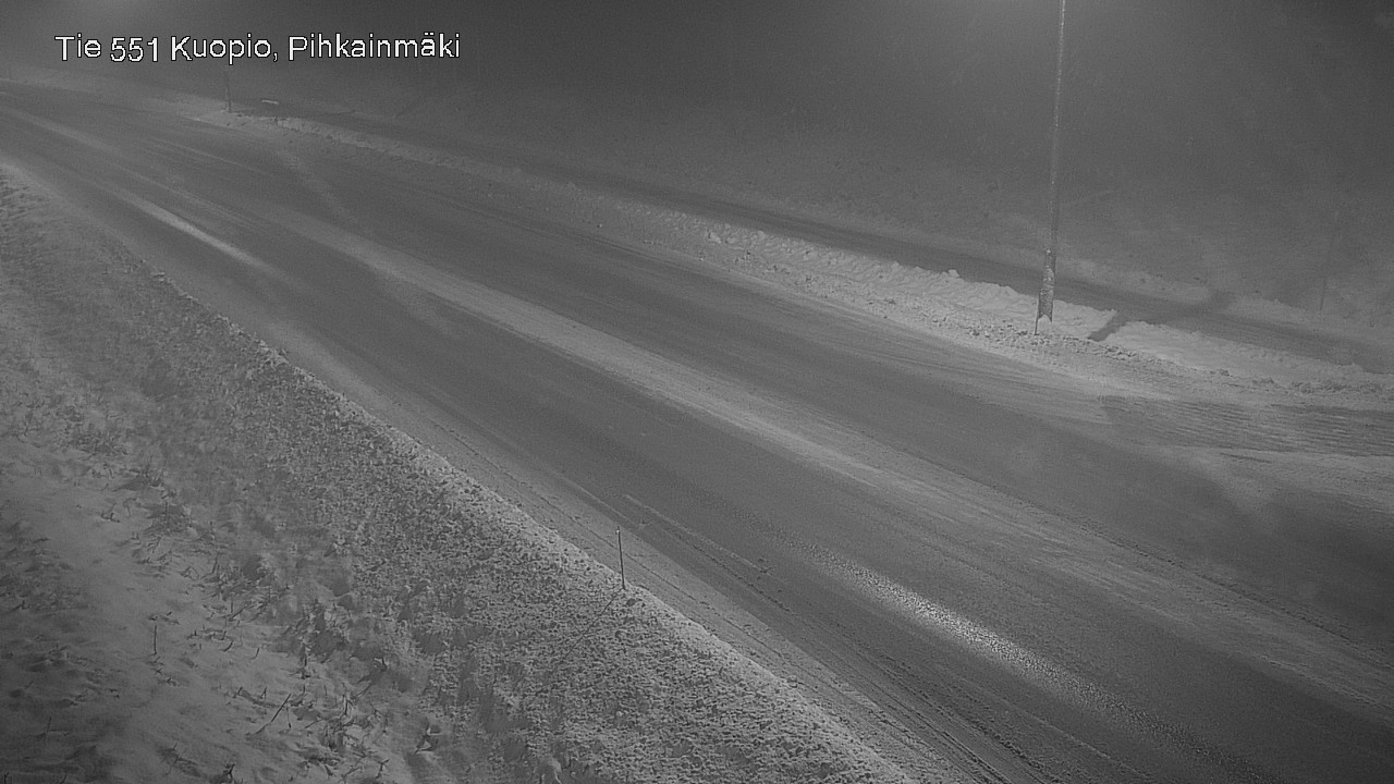 Weather Camera Image Road 551 Kuopio, Pihkainmäki, Kuopio, Pohjois-Savo