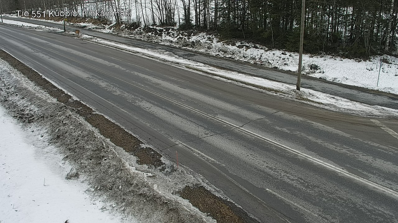 Kelikamerat Kuva Tie 551 Kuopio, Pihkainmäki, Kuopio, Pohjois-Savo