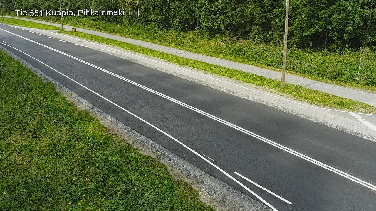 Kelikamerat Kuva Tie 551 Kuopio, Pihkainmäki, Kuopio, Pohjois-Savo